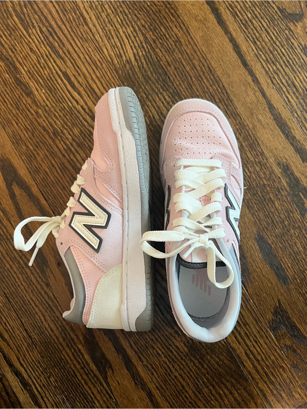 New Balance Pink Suede 480 Sneakers